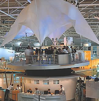 an 8 m circular platform rotates cloud 7